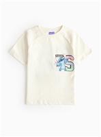 Disney Stitch Cream Character T-Shirt 9 years