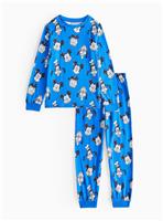 Blue Disney Mickey And Friends Printed Pyjamas 1-2 years