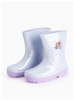 Disney Frozen Lilac Iridescent Rubber Wellies 7 Infant