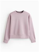 REAKTIV Mauve Soft Touch Scuba Sweat L