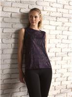 REAKTIV Purple Snake Print Swing Vest Top M