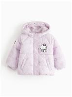 Hello Kitty Lilac Padded Puffer Coat 3-4 years