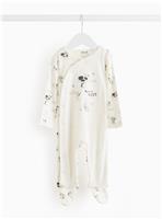 Born In 2025 Slogan Printed Sleepsuit Up to 1 mth