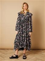 OASIS Floral Drawstring Waist Midi Dress 12