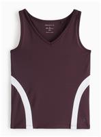 REAKTIV Plum Training Colourblock Built In Support Vest L