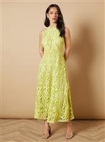 OASIS Lace Halterneck Dress 18