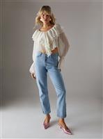 WAREHOUSE Denim Whipstitch Straight Leg Jeans 12