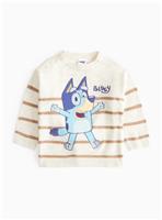 Cream Bluey Print Soft Knit Jumper 1-2 years
