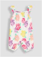 JOJO MAMAN B&Eacute;B&Eacute; Tropical Floral Smocked Sunsuit 18-24 months