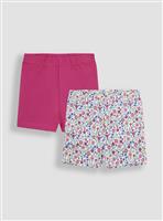 JOJO MAMAN BÉBÉ 2-Pack Floral Shorts 5-6 Years