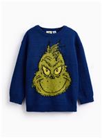 Mini Me Christmas Grinch Character Jumper 8 years