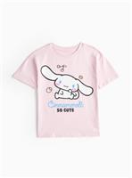 Pink Cinnamoroll Hello Kitty Graphic T-Shirt 5 years