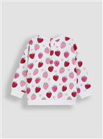 JOJO MAMAN B&Eacute;B&Eacute; Strawberry Sweatshirt 18-24 months