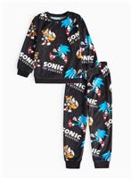 Sonic The Hedgehog Printed Slinky Fleece Pyjamas 8-9 years