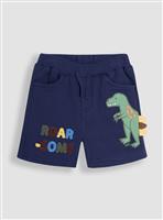 JOJO MAMAN B&Eacute;B&Eacute; T-Rex Applique Textured Shorts 18-24 months