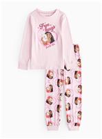 Princess Moana Pink Printed Jersey Pyjamas 3-4 years