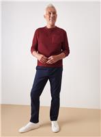 UNION WORKS Navy Heritage Chino Trousers 32L