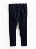 UNION WORKS Navy Straight Leg Corduroy Trousers 38R