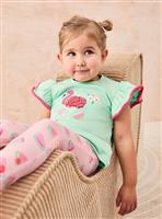 JOJO MAMAN B&Eacute;B&Eacute; Flamingo Applique T-Shirt & Leggings Set 5-6 Years