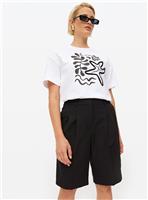 Black Ultimate Tailored Bermuda Shorts 16