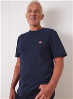 UNION WORKS Navy Logo Pocket T-Shirt XL