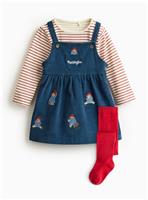 Paddington Pinny & Tights Set 3-6 months