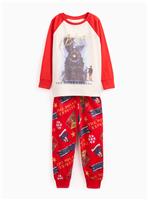 The Polar Express Printed Red Jersey Pyjamas 2-3 years