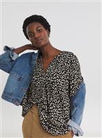 JD WILLIAMS Tie Front Angel Sleeve Top 10