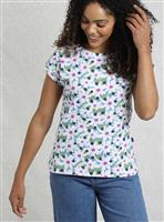 WEIRD FISH Paw Paw Printed Jersey T Shirt 8