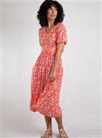 WEIRD FISH Dilsha Viscose Printed Dress 8