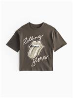 Charcoal Rolling Stones Graphic T-Shirt 7 years