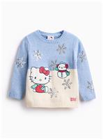 Hello Kitty Christmas Knitted Jumper 2-3 years