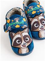 Disney Marvel Rocket Navy Full Slipper 8-9 Infant