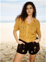 SIMPLY BE Boho Embroidered Short 26