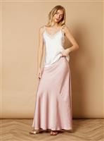 OASIS Satin Seam Detail Bias Cut Skirt 8