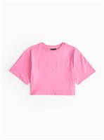 ELLE Pink Logo Boxy T-Shirt 12 years