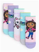 Gabby's Dollhouse Ankle Socks 5 Pack 6-8.5
