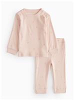 Pink Layette 2 Piece Top & Leggings Set 12-18 months