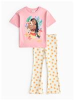 Moana Print T-Shirt & Flared Leggings Co-ord Set 2-3 years
