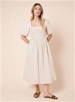 DOROTHY PERKINS Stone Pleated Bodice Midi Dress 12