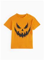 Halloween Orange Pumpkin Tee 4 years