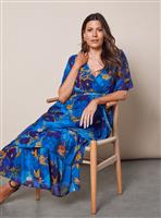 WALLIS Floral Print Ruffle Midi Dress 12