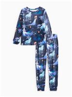 Frozen Character Printed Slinky Fleece Pyjamas 4-5 years