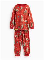 The BFG Matching Family Printed Red Jersey Pyjamas 6-7 years