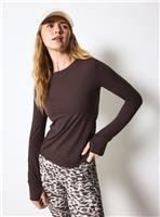 REAKTIV Chocolate Soft Touch Long Sleeve Base Layer Tee M