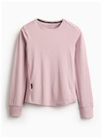 REAKTIV Mauve Marl Soft Touch Long Sleeve Base Layer Tee XXL