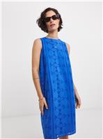 JD WILLIAMS Broderie Sleeveless Shift Dress 28