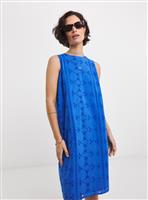 JD WILLIAMS Broderie Sleeveless Shift Dress 30
