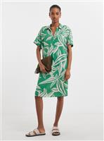 JD WILLIAMS Collared Short Sleeve Tunic Dress 32