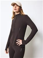 REAKTIV Chocolate Brown Thermal Performance Zip-Through Jacket S